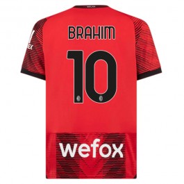 AC Milan Brahim 10 Matchtröja Hemma 2023-2024
