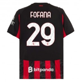 AC Milan Fofana 29 Matchtröja Hemma 2025-2026