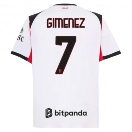AC Milan Gimenez 7 Matchtröja Borta 2025-2026
