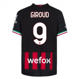 AC Milan Giroud 9 Matchtröja Hemma 2022-2023