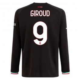 AC Milan Giroud 9 Matchtröja Hemma 2022-2023 - Långärmad