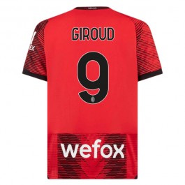 AC Milan Giroud 9 Matchtröja Hemma 2023-2024