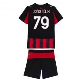 AC Milan João Félix 79 Matchtröja Barn Hemma 2025-2026
