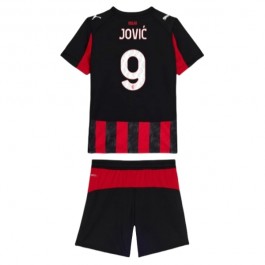 AC Milan Jović 9 Matchtröja Barn Hemma 2025-2026