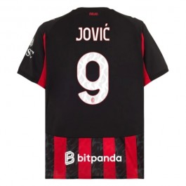 AC Milan Jović 9 Matchtröja Hemma 2025-2026