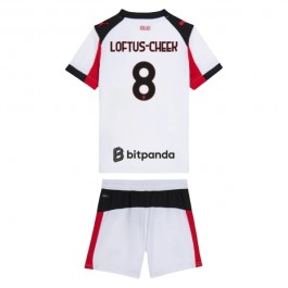 AC Milan Loftus-Cheek 8 Matchtröja Barn Borta 2025-2026