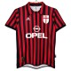 AC Milan Matchtröja Hemma Retro 1999-2000 Fotbollsställ