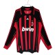 AC Milan Matchtröja Hemma Retro 2006-2007 - Långärmad