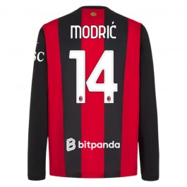 AC Milan Modrić 14 Hemmatröja 2026-2027 Långärmad AC Milan Modrić 14 Hemmatröja 2026-2027 Långärmad