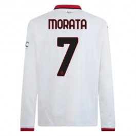 AC Milan Morata 7 Matchtröja Borta 2024-2025 Långärmad