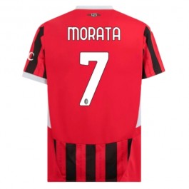 AC Milan Morata 7 Matchtröja Hemma 2024-2025