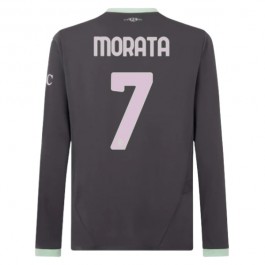 AC Milan Morata 7 Matchtröja Tredje 2024-2025 Långärmad