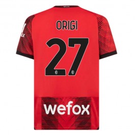 AC Milan Origi 27 Matchtröja Hemma 2023-2024