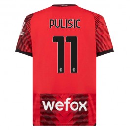 AC Milan Pulisic 11 Matchtröja Hemma 2023-2024