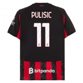 AC Milan Pulisic 11 Matchtröja Hemma 2025-2026