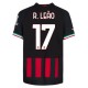AC Milan R. Leao 17 Matchtröja Hemma 2022-2023 AC Milan R. Leao 17 Matchtröja Hemma 2022-2023