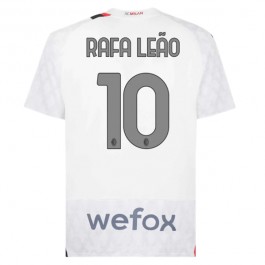 AC Milan Rafa Leao 10 Matchtröja Borta 2023-2024