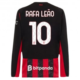 AC Milan Rafa Leão 10 Matchtröja Hemma 2025-2026 Långärmad