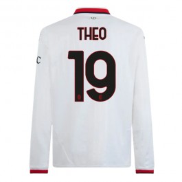 AC Milan Theo 19 Matchtröja Borta 2024-2025 Långärmad