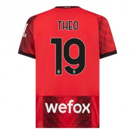 AC Milan Theo 19 Matchtröja Hemma 2023-2024