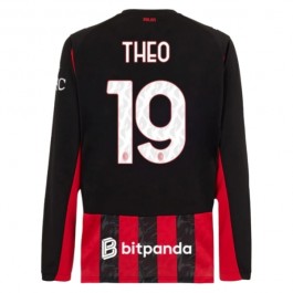 AC Milan Theo 19 Matchtröja Hemma 2025-2026 Långärmad