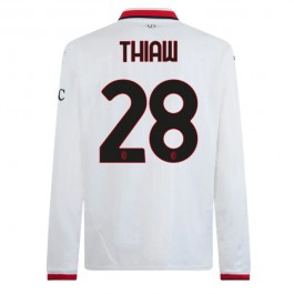 AC Milan Thiaw 28 Matchtröja Borta 2024-2025 Långärmad