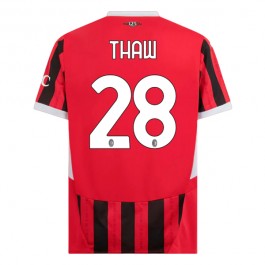 AC Milan Thiaw 28 Matchtröja Hemma 2024-2025