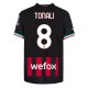 AC Milan Tonali 8 Matchtröja Hemma 2022-2023
