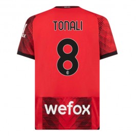 AC Milan Tonali 8 Matchtröja Hemma 2023-2024