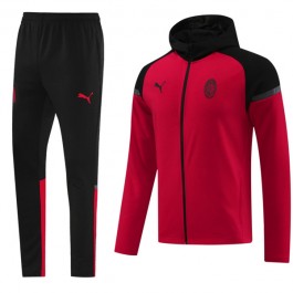 AC Milan Träningsjacka Ställ 2024-25 - Hoodie Röd