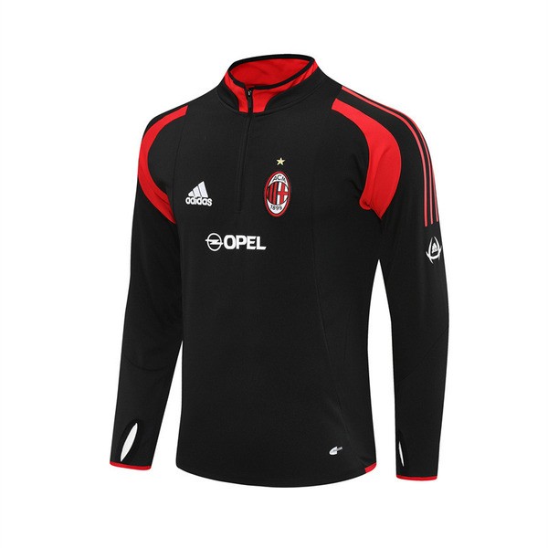 AC Milan Träningströja 2004-05 - 1-4 Zip Retro Svart AC Milan Träningströja 2004-05 - 1-4 Zip Retro Svart