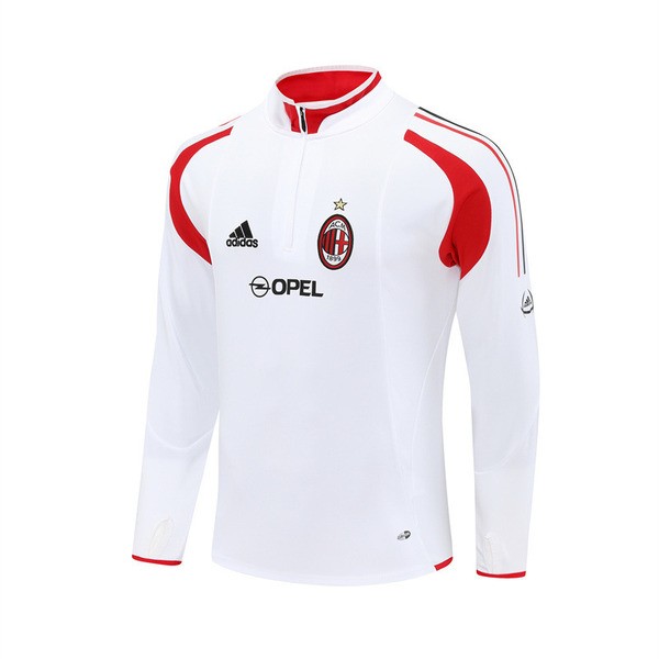 AC Milan Träningströja 2004-05 - 1-4 Zip Retro Vit AC Milan Träningströja 2004-05 - 1-4 Zip Retro Vit