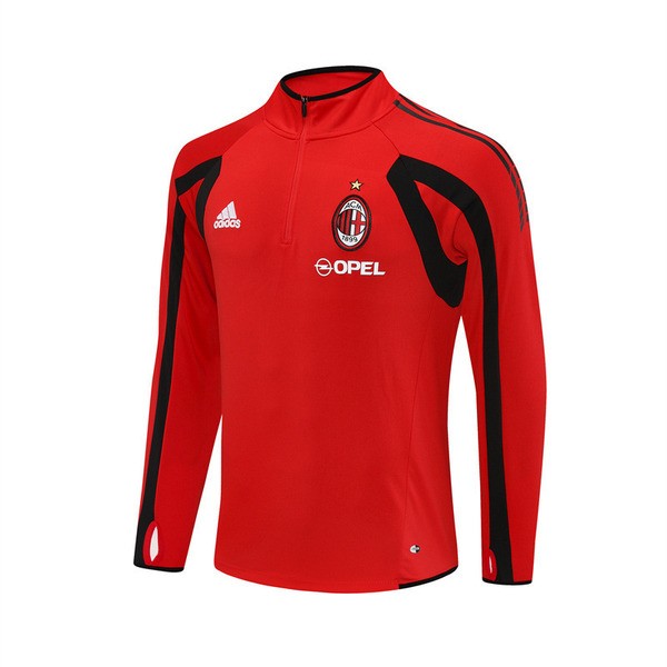 AC Milan Träningströja 2005-06 - 1-4 Zip Retro Röd AC Milan Träningströja 2005-06 - 1-4 Zip Retro Röd