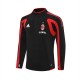 AC Milan Träningströja 2005-06 - 1-4 Zip Retro Svart