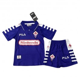 ACF Fiorentina Matchtröja Barn Hemma Retro 1998-1999