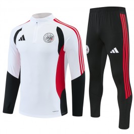 AFC Ajax Träningsoverall 2026-27 - 1-4 Zip Vit AFC Ajax Träningsoverall 2026-27 - 1-4 Zip Vit