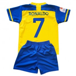 Al Nassr FC Ronaldo 7 Matchtröja Barn Hemma 2022-2023