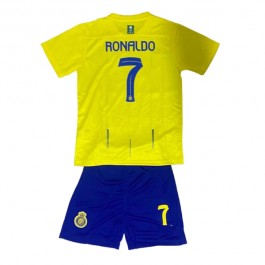 Al Nassr FC Ronaldo 7 Matchtröja Barn Hemma 2023-2024