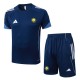 Al Nassr FC Träningsset med T-shirt 2025-26 - Shorts Blå