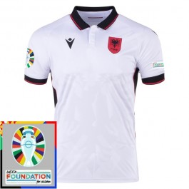 Albanien Matchtröja Borta Euro 2024 Patch