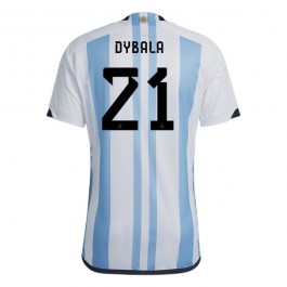 Argentina Dybala 21 Matchtröja Hemma 2022