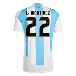 Argentina L.Martinez 22 Matchtröja Hemma Copa América 2024