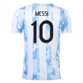 Argentina Messi 10 Matchtröja Hemma 2021
