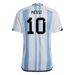 Argentina Messi 10 Matchtröja Hemma VM 2022