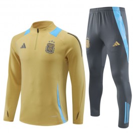 Argentina Träningsoverall 2024-25 - 1-4 Zip Gold