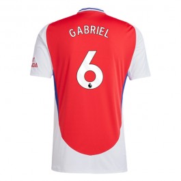 Arsenal Gabriel 6 Matchtröja Hemma 2024-2025