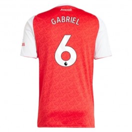 Arsenal Gabriel 6 Matchtröja Hemma 2025-2026