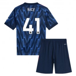 Arsenal Rice 41 Matchtröja Barn Borta 2025-2026