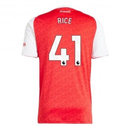 Arsenal Rice 41 Matchtröja Hemma 2025-2026