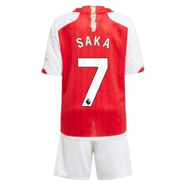 Arsenal Saka 7 Matchtröja Barn Hemma 2023-2024